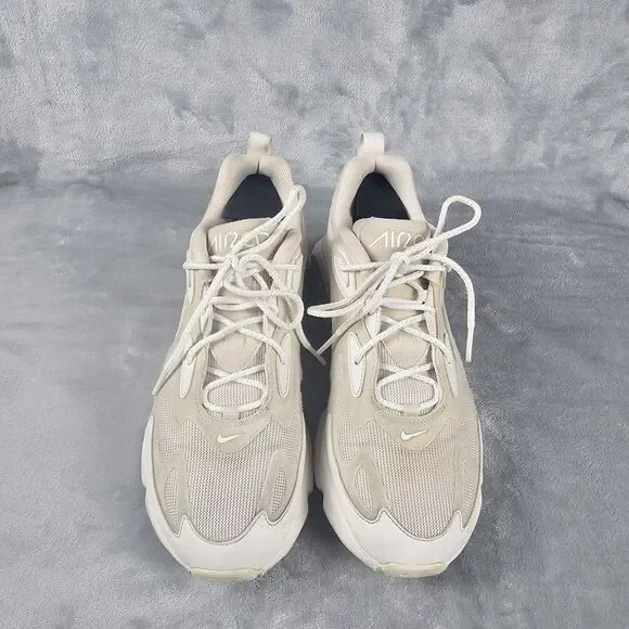 Nike Air Max 200 Womens Size 10 White And Beige Mesh Trainers Low‎ Top Dad Shoes - Picture 2 of 8